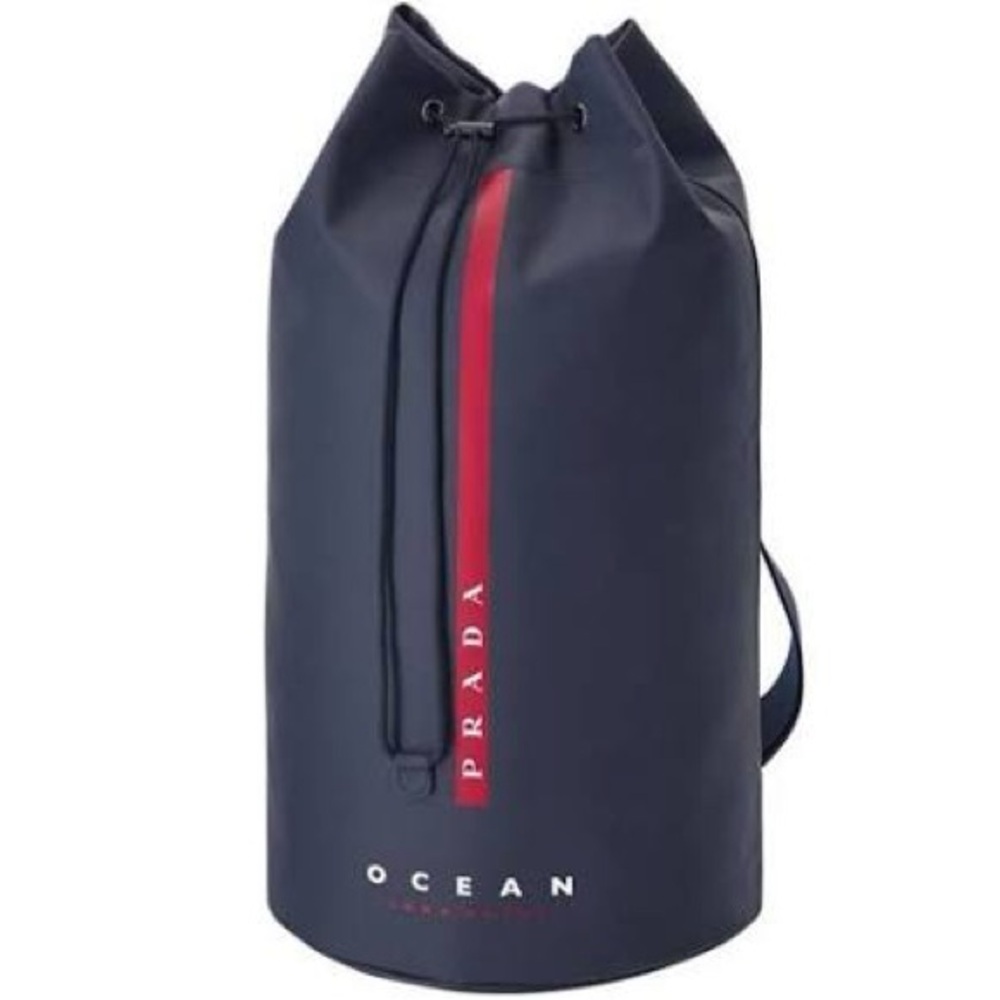 PRADA Navy Red Duffel Bag waterproof BACKPACK